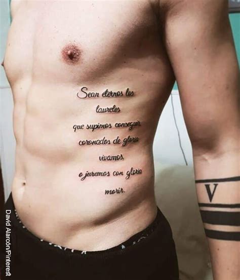 tatuaje frase columna hombre|Tatuajes para hombres frases